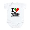 thumbnail image 1 of CafePress - I Heart My Portuguese Grandparents Body Suit - Baby Light Bodysuit, 1 of 4