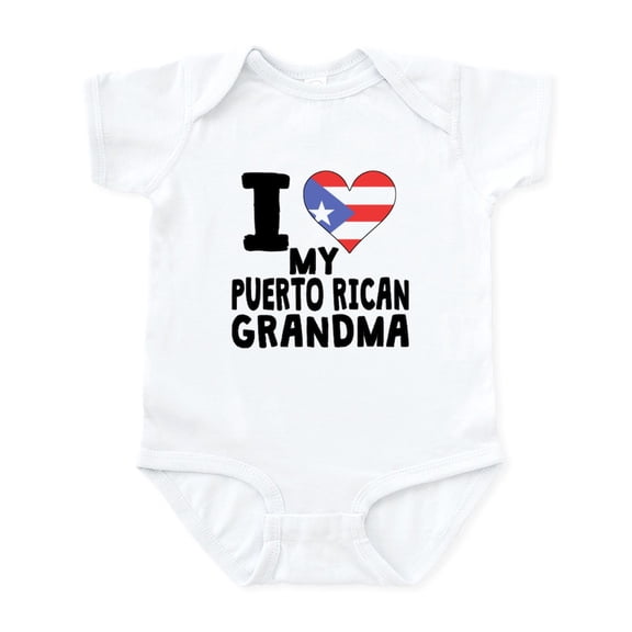 CafePress - I Heart My Puerto Rican Grandma Body Suit - Baby Light Bodysuit, Size Newborn - 24 Months