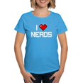 thumbnail image 1 of CafePress - I Heart Nerds Women's Classic T Shirt - Women's Traditional Fit Dark T-Shirt, 1 of 4