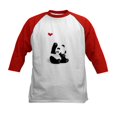 thumbnail image 1 of CafePress - I Heart Pandas Baseball Jersey - Kids Cotton Baseball Jersey, 3/4 Sleeve Shirt, 1 of 4