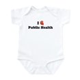thumbnail image 1 of CafePress - I (Heart) Public Health Infant Bodysuit - Baby Light Bodysuit, Size Newborn - 24 Months, 1 of 4