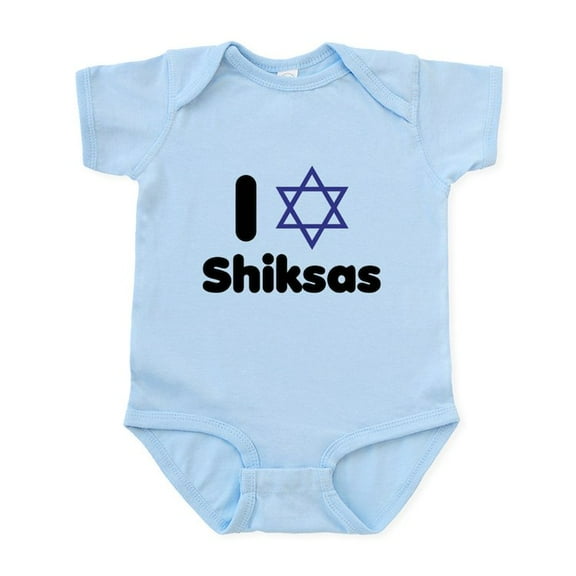 CafePress - I Heart Shiksas Infant Bodysuit - Baby Light Bodysuit, Size Newborn - 24 Months