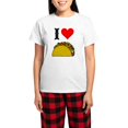 thumbnail image 1 of CafePress - I Heart Taco Women's Light Pajamas - Women's Short Sleeve Print T-Shirt and Pants Light Cotton Pajama Set, 1 of 7