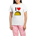 thumbnail image 1 of CafePress - I Heart Taco Women's Light Pajamas - Women's Short Sleeve Print T-Shirt and Pants Light Cotton Pajama Set, 1 of 7