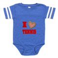 thumbnail image 1 of CafePress - I Heart Tennis - Cute Infant Baby Football Bodysuit, 1 of 3