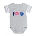 thumbnail image 1 of CafePress - I Heart V Ball - Cute Infant Baby Football Bodysuit, 1 of 3