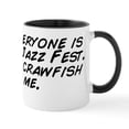 thumbnail image 1 of CafePress - I Hope Everyone Is Enjoying Jazz Fest. Mug - 11 oz Ceramic Mug - Novelty Coffee Tea Cup, 1 of 4