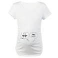 thumbnail image 1 of CafePress - I JUST KICKED MOM...TWINS Maternity T Shirt - Cotton Maternity T-shirt, Cute & Funny Pregnancy Tee, 1 of 4