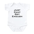 thumbnail image 1 of CafePress - I Just Can't Get Enough Infant Bodysuit - Baby Light Bodysuit, Size Newborn - 24 Months, 1 of 4