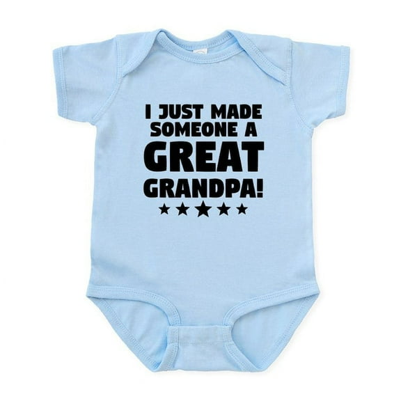 CafePress - I Just Made Someone A Great Grandpa Body Suit - Baby Light Bodysuit, Size Newborn - 24 Months