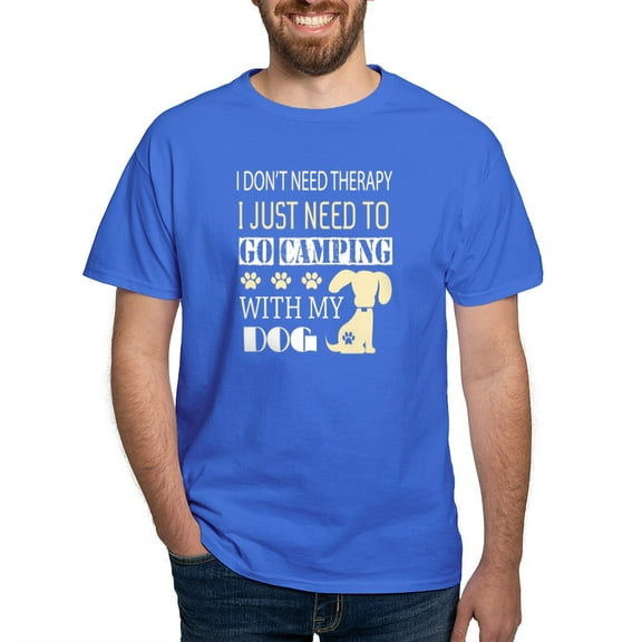 CafePress - I Just Need To Go Camping With My Dog T Sh T Shirt - Men's Classic Graphic Cotton T-Shirt