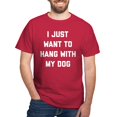 thumbnail image 1 of CafePress - I Just Want To Hang With My Dog Dark T Shirt - Men's Classic Graphic Cotton T-Shirt, 1 of 4