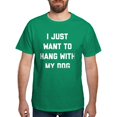 thumbnail image 1 of CafePress - I Just Want To Hang With My Dog Dark T Shirt - Men's Classic Graphic Cotton T-Shirt, 1 of 4