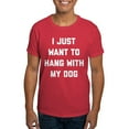 thumbnail image 1 of CafePress - I Just Want To Hang With My Dog Dark T Shirt - Men's Classic Graphic Cotton T-Shirt, 1 of 4
