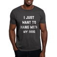 thumbnail image 1 of CafePress - I Just Want To Hang With My Dog Dark T Shirt - Men's Classic Graphic Cotton T-Shirt, 1 of 4