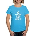 thumbnail image 1 of CafePress - I Kissed A Dog And I Liked It Women's Dark T Shirt - Women's Traditional Fit Dark T-Shirt, 1 of 4