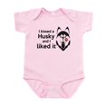 thumbnail image 1 of CafePress - I Kissed A Husky And I Liked It! Body Suit - Baby Light Bodysuit, Size Newborn - 24 Months, 1 of 4