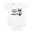thumbnail image 1 of CafePress - I Kissed A Husky And I Liked It! Body Suit - Baby Light Bodysuit, Size Newborn - 24 Months, 1 of 4