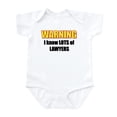 thumbnail image 1 of CafePress - I Know Lawyers Infant Creeper - Baby Light Bodysuit, Size Newborn - 24 Months, 1 of 4