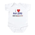 thumbnail image 1 of CafePress - I LOVE MAH JONG Infant Bodysuit - Baby Light Bodysuit, Size Newborn - 24 Months, 1 of 4