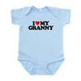thumbnail image 1 of CafePress - I LOVE MY GRANNY Infant Bodysuit - Baby Light Bodysuit, Size Newborn - 24 Months, 1 of 4