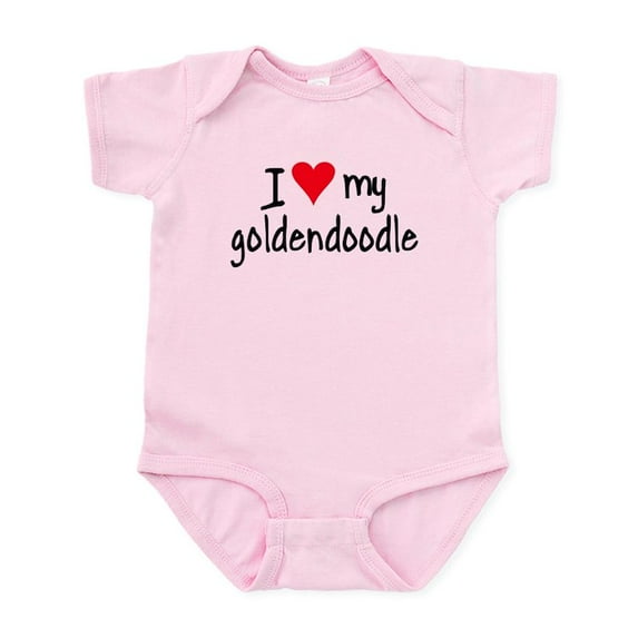CafePress - I LOVE MY Goldendoodle Infant Bodysuit - Baby Light Bodysuit, Size Newborn - 24 Months