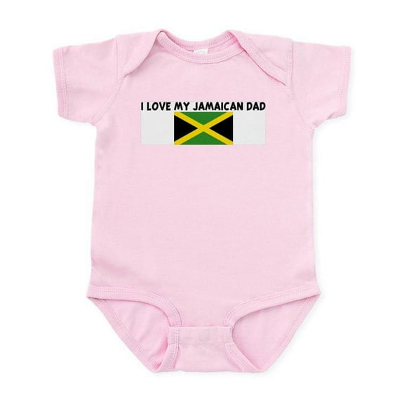 CafePress - I LOVE MY JAMAICAN DAD Infant Bodysuit - Baby Light Bodysuit, Size Newborn - 24 Months