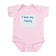 thumbnail image 1 of CafePress - I LOVE MY NANNY 301 Infant Creeper - Baby Light Bodysuit, Size Newborn - 24 Months, 1 of 4