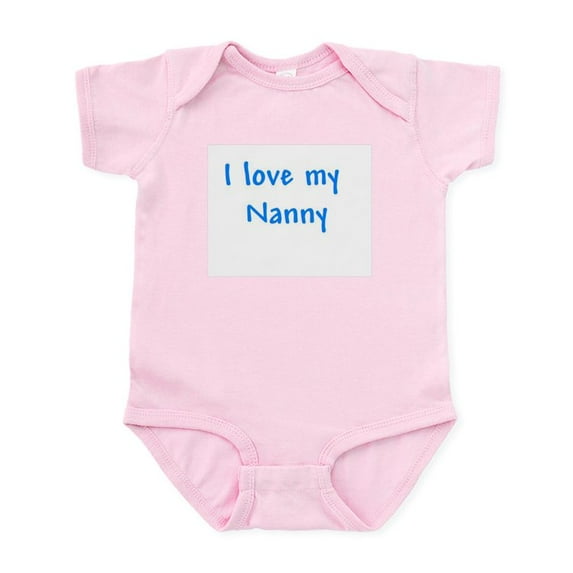 CafePress - I LOVE MY NANNY 301 Infant Creeper - Baby Light Bodysuit, Size Newborn - 24 Months