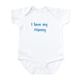 thumbnail image 1 of CafePress - I LOVE MY NANNY 301 Infant Creeper - Baby Light Bodysuit, Size Newborn - 24 Months, 1 of 4