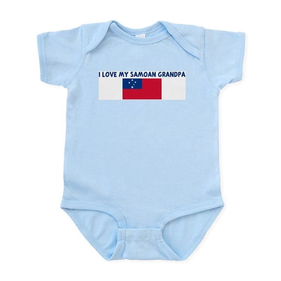 CafePress - I LOVE MY SAMOAN GRANDPA Infant Bodysuit - Baby Light Bodysuit, Size Newborn - 24 Months