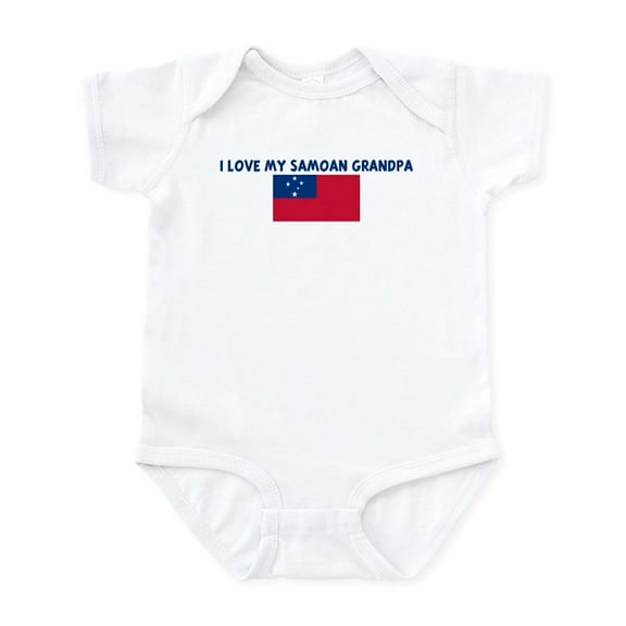 CafePress - I LOVE MY SAMOAN GRANDPA Infant Bodysuit - Baby Light Bodysuit, Size Newborn - 24 Months