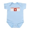 thumbnail image 1 of CafePress - I LOVE MY SWISS UNCLE Infant Bodysuit - Baby Light Bodysuit, Size Newborn - 24 Months, 1 of 4