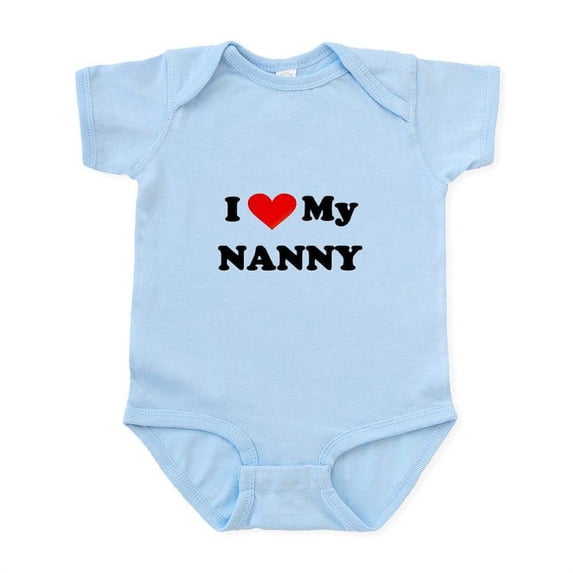 CafePress - I LOVE MY T SHIRTS: Infant Bodysuit - Baby Light Bodysuit, Size Newborn - 24 Months