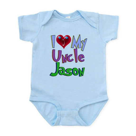CafePress - I LOVE MY UNCLE JASON Infant Bodysuit - Baby Light Bodysuit, Size Newborn - 24 Months