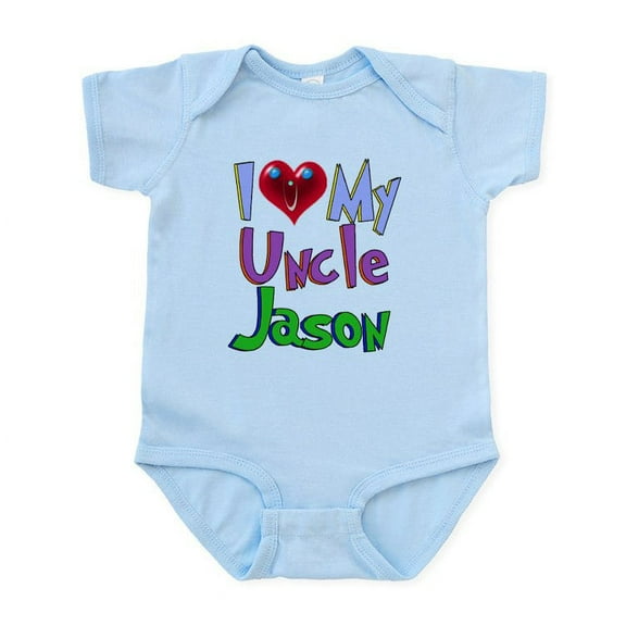 CafePress - I LOVE MY UNCLE JASON Infant Bodysuit - Baby Light Bodysuit, Size Newborn - 24 Months