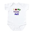 thumbnail image 1 of CafePress - I LOVE MY UNCLE JEFF Infant Bodysuit - Baby Light Bodysuit, Size Newborn - 24 Months, 1 of 4