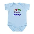 thumbnail image 1 of CafePress - I LOVE MY UNCLE JIMMY Infant Bodysuit - Baby Light Bodysuit, Size Newborn - 24 Months, 1 of 4