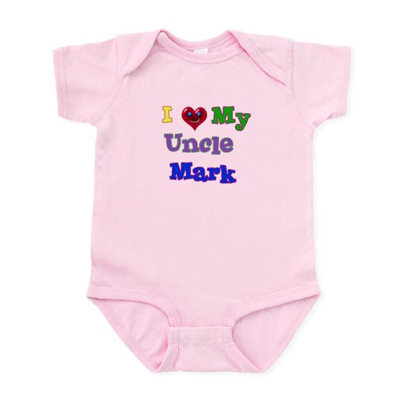 CafePress - I LOVE MY UNCLE MARK Infant Bodysuit - Baby Light Bodysuit, Size Newborn - 24 Months