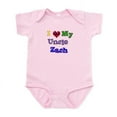 thumbnail image 1 of CafePress - I LOVE MY UNCLE ZACH Infant Bodysuit - Baby Light Bodysuit, Size Newborn - 24 Months, 1 of 4