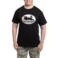 thumbnail image 1 of CafePress - I LOVE TRAINS Men's Dark Pajamas - Men's Dark Loose Fit Cotton Pajama Set, 1 of 7