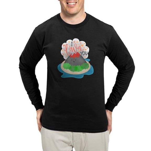 CafePress - I Lava You Long Sleeve T Shirt - Long Sleeve Dark T-Shirt