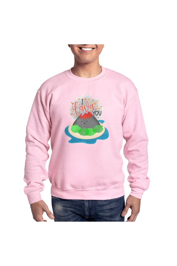- I Lava You Sweatshirt - Crew Neck Sweatshirt