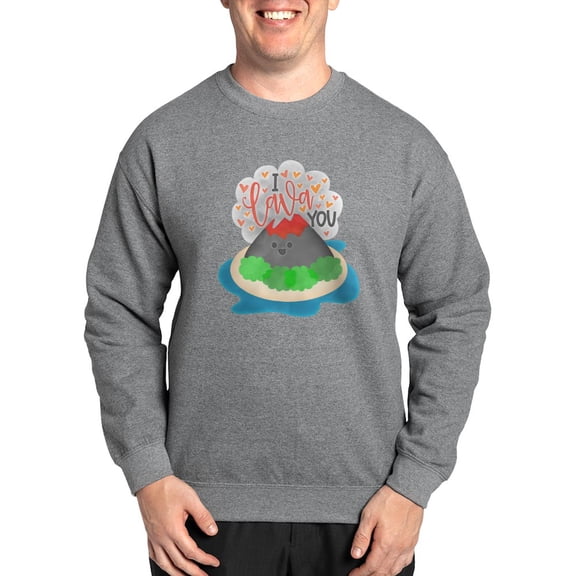 CafePress - I Lava You Sweatshirt - Crew Neck Sweatshirt