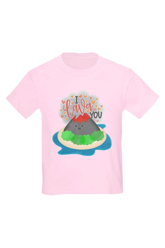 - I Lava You T Shirt - Light Classic Kids Graphic, Short Sleeve T-Shirt, Sizes XS-XL