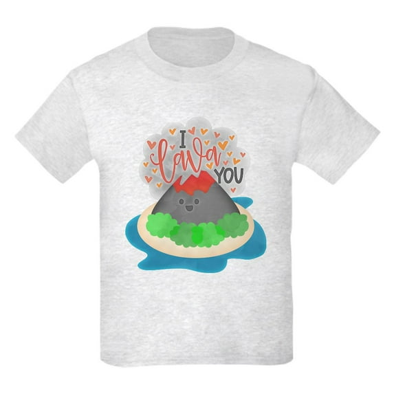 CafePress - I Lava You T Shirt - Light Classic Kids Graphic, Short Sleeve T-Shirt, Sizes XS-XL