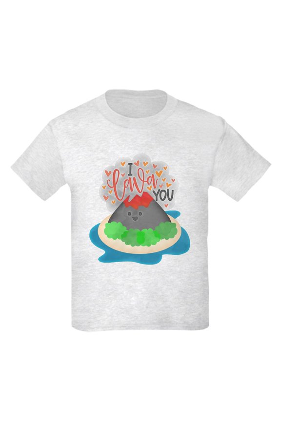 - I Lava You T Shirt - Light Classic Kids Graphic, Short Sleeve T-Shirt, Sizes XS-XL