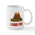thumbnail image 1 of CafePress - I Lava You Volcano Mugs - 11 oz Ceramic Mug - Novelty Coffee Tea Cup, 1 of 4