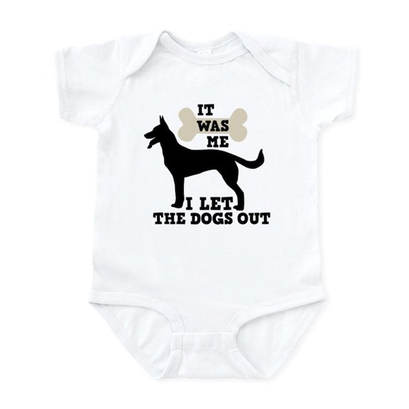 CafePress - I Let The Dogs Out Baby Light Bodysuit - Baby Light Bodysuit, Size Newborn - 24 Months