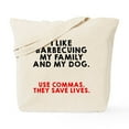 thumbnail image 1 of CafePress - I Like Barbecuing My Family Tote Bag - Unisex Canvas Tote Bag, Beige, 1-Piece, 1 of 7